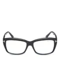 TOM FORD Eyewear rectangular-frame optical glasses - Black