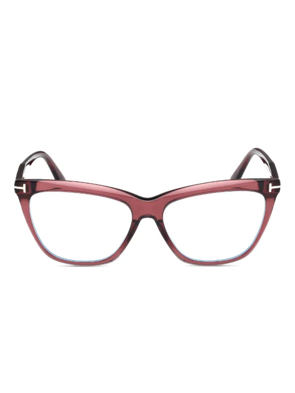 TOM FORD Eyewear cat-eye Optical Glasses Pink FARFETCH IN