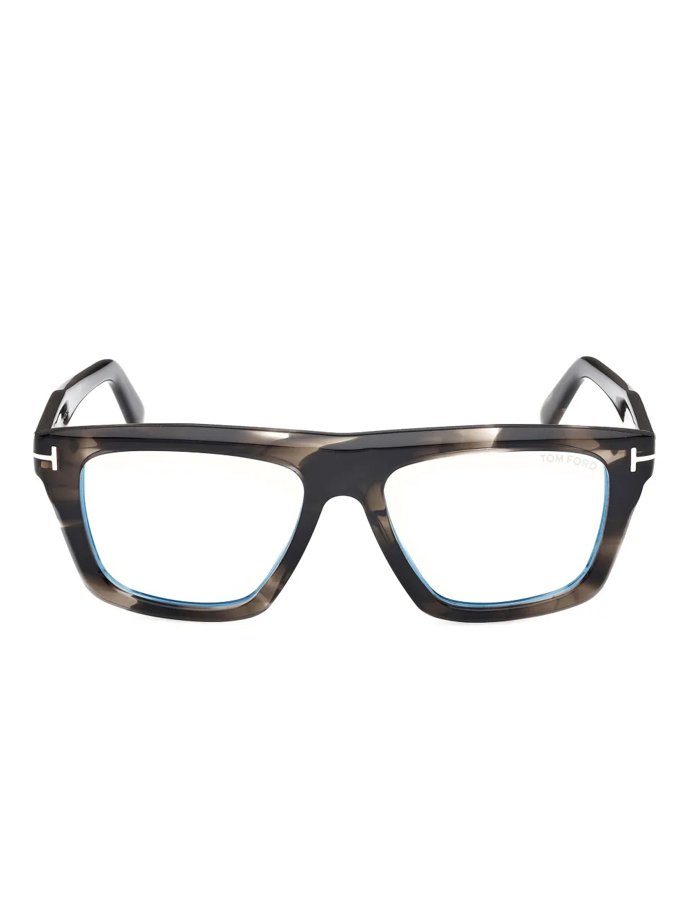 Tom Ford Tortoiseshell Square-frame Glasses In Multi