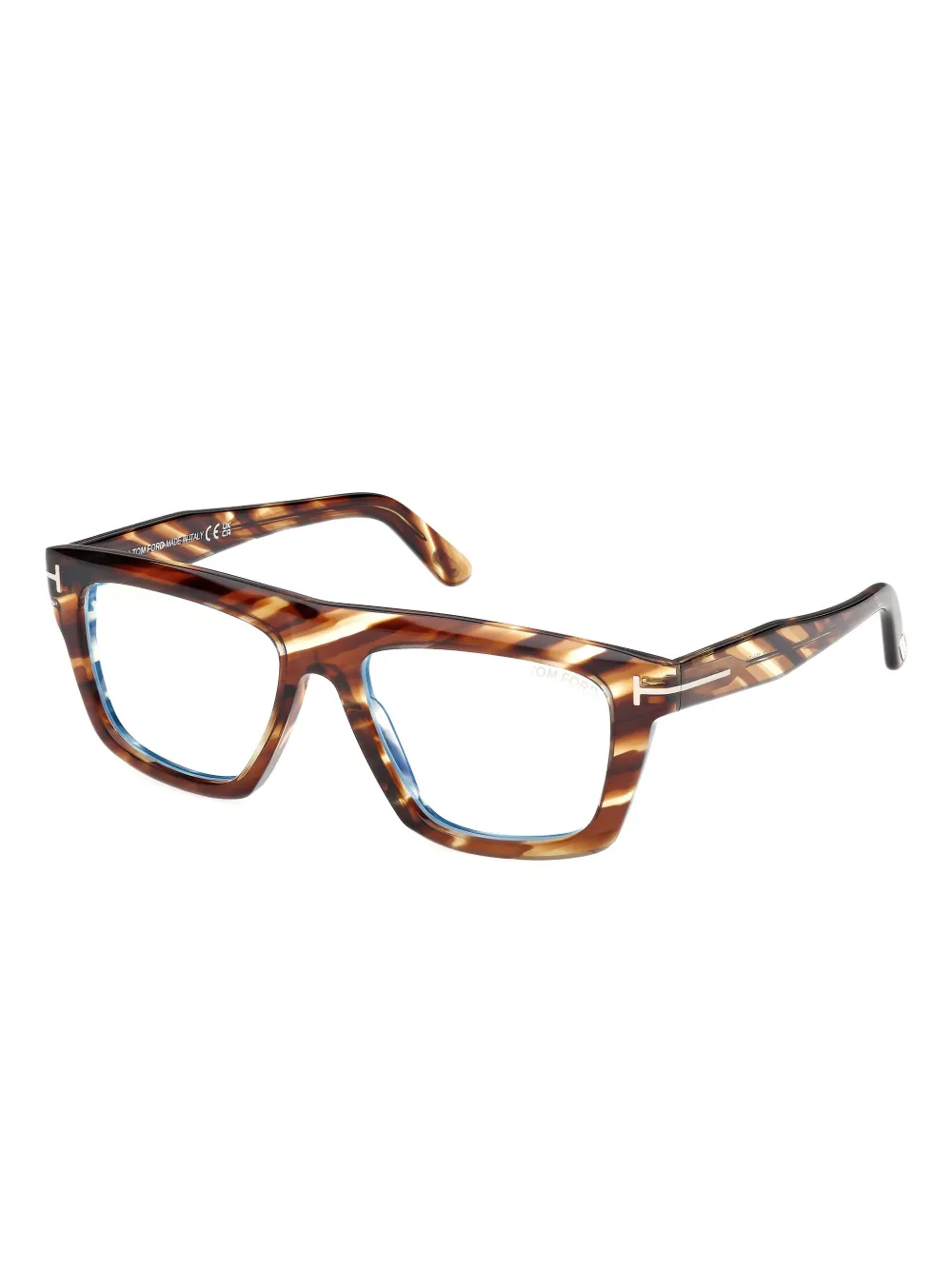 TOM FORD Eyewear tortoiseshell square-frame glasses | Men | Image 2
