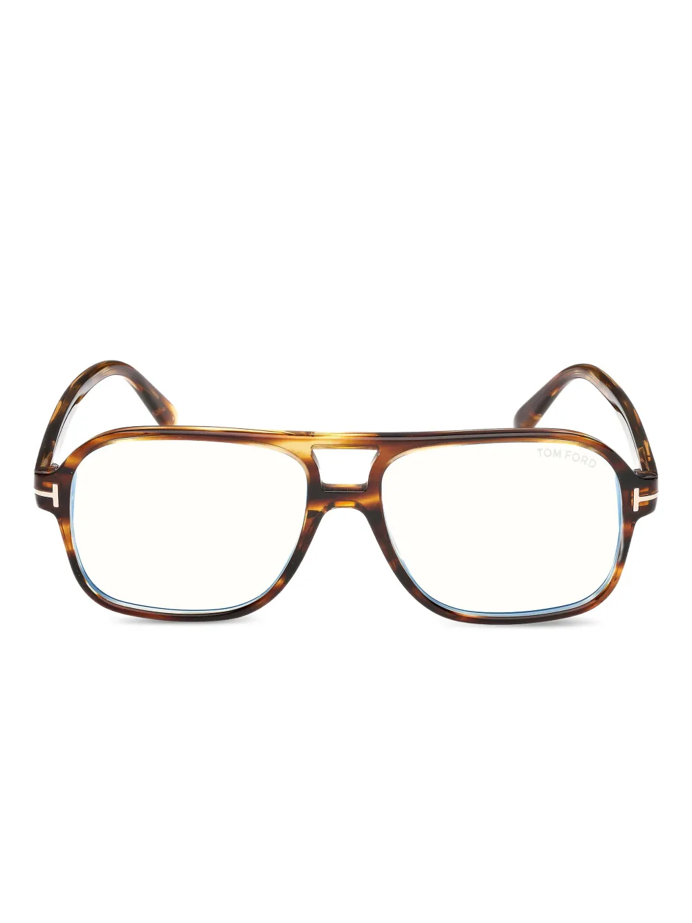 TOM FORD Eyewear square-frame glasses | Brown | Image 1
