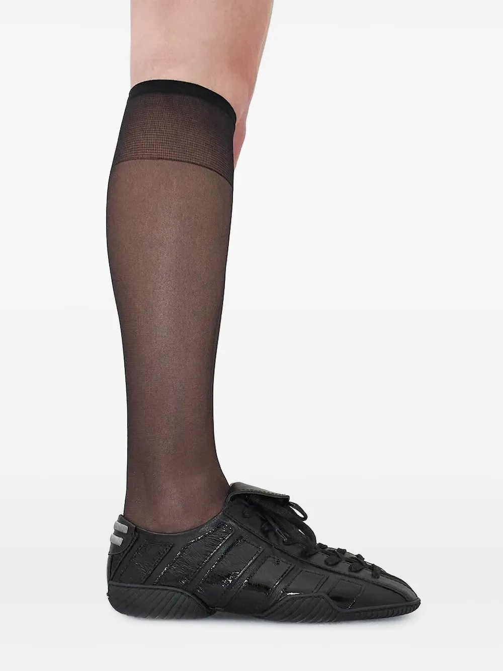 Miista Nikoletta strap lace-up sneakers Black