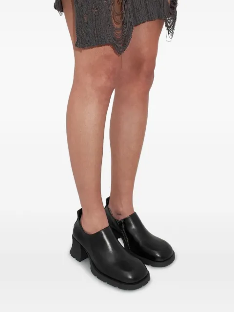 Miista 65mm Henar zip-detail block-heel pumps