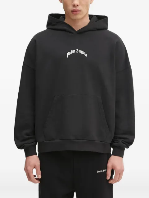 Palm Angels logo-print hoodie