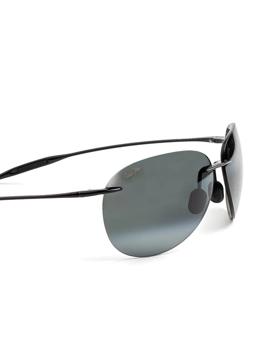 Maui Jim Zonnebril met randloos montuur Zwart