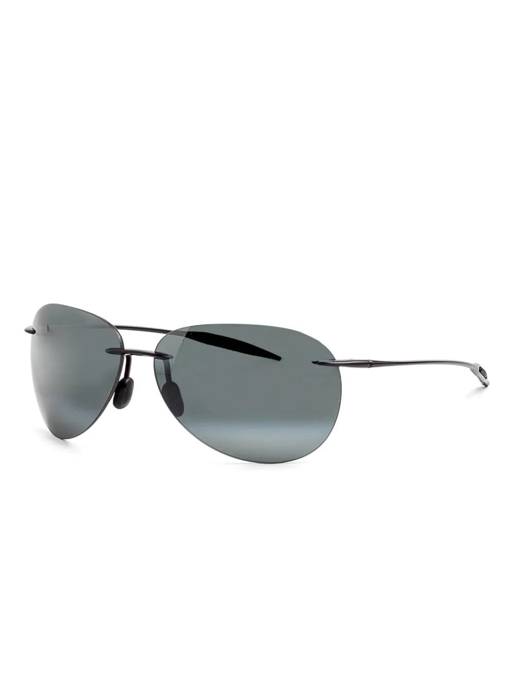 Maui Jim Zonnebril met randloos montuur Zwart