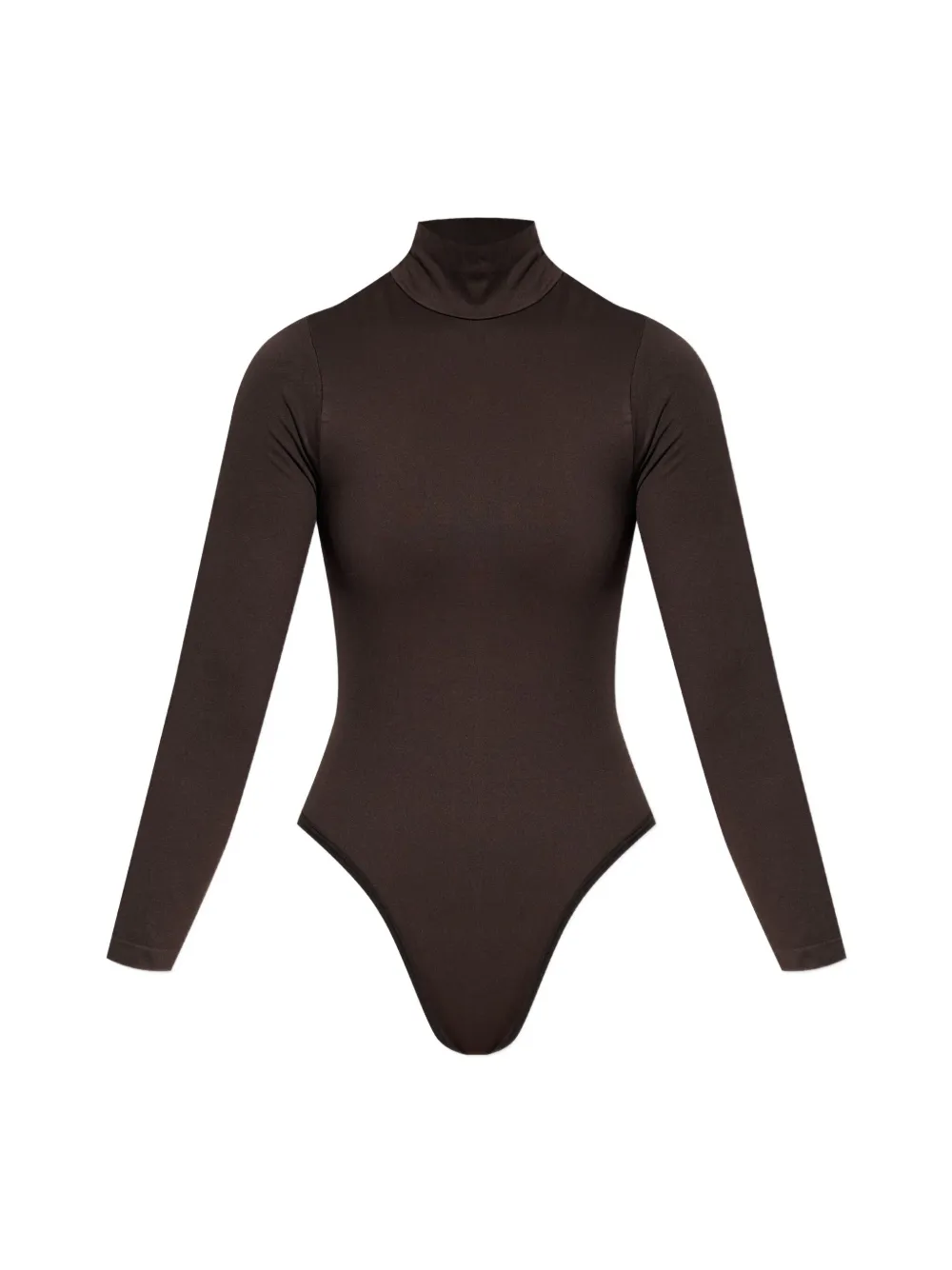 high-neck long-sleeve bodysuit
