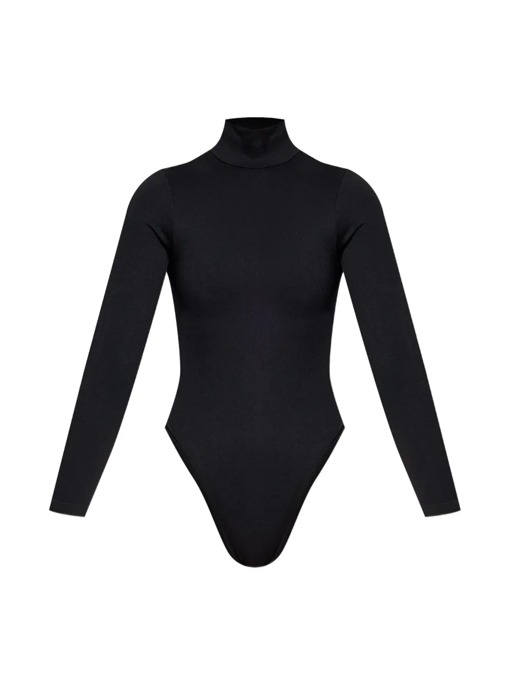high-neck long-sleeve bodysuit