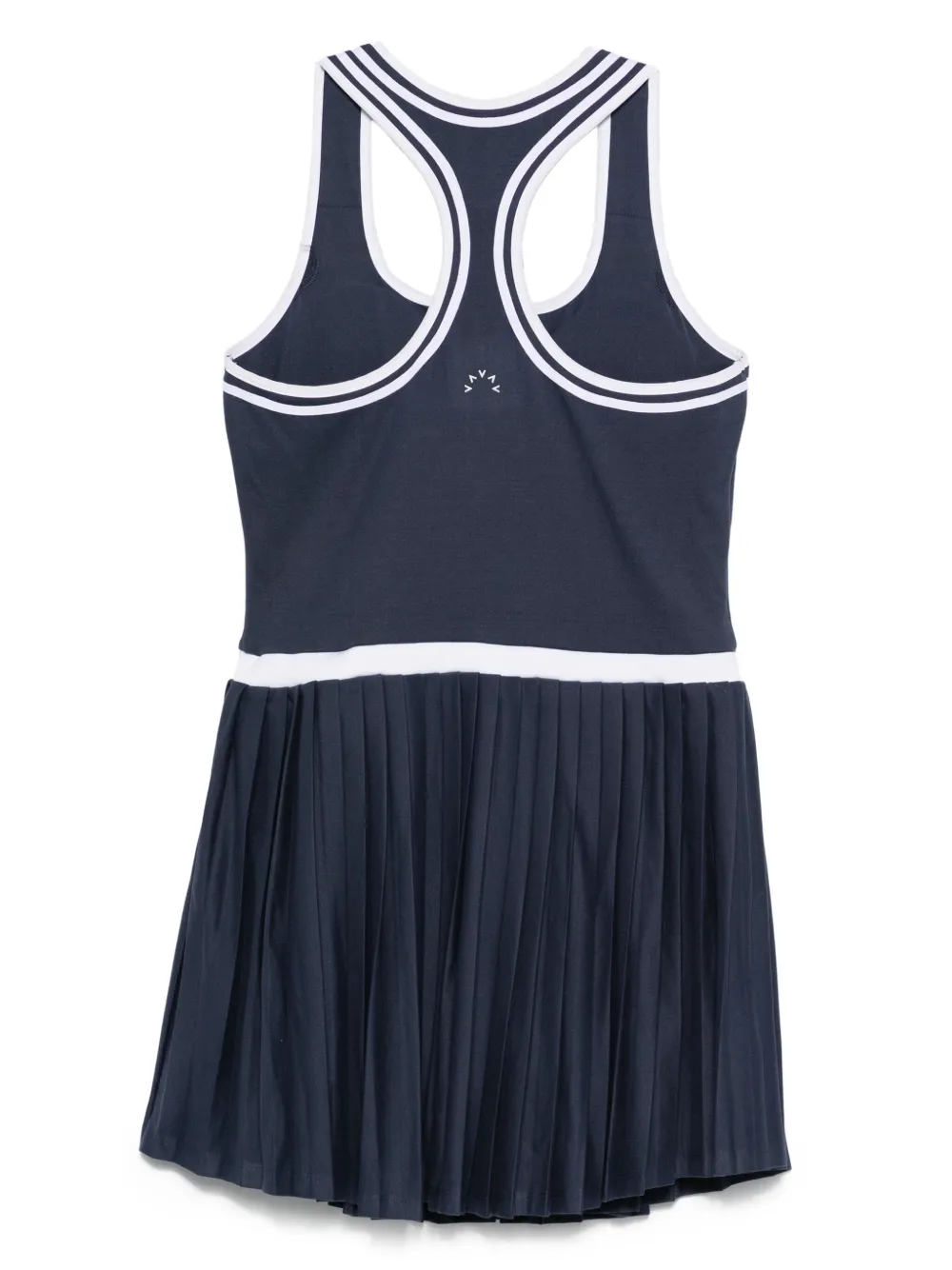 Varley Jane geplooide mini-jurk met racerback - Blauw