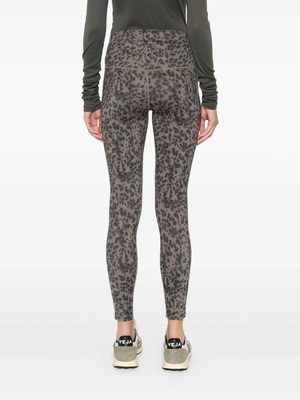 Varley Legging met dierenprint Bruin