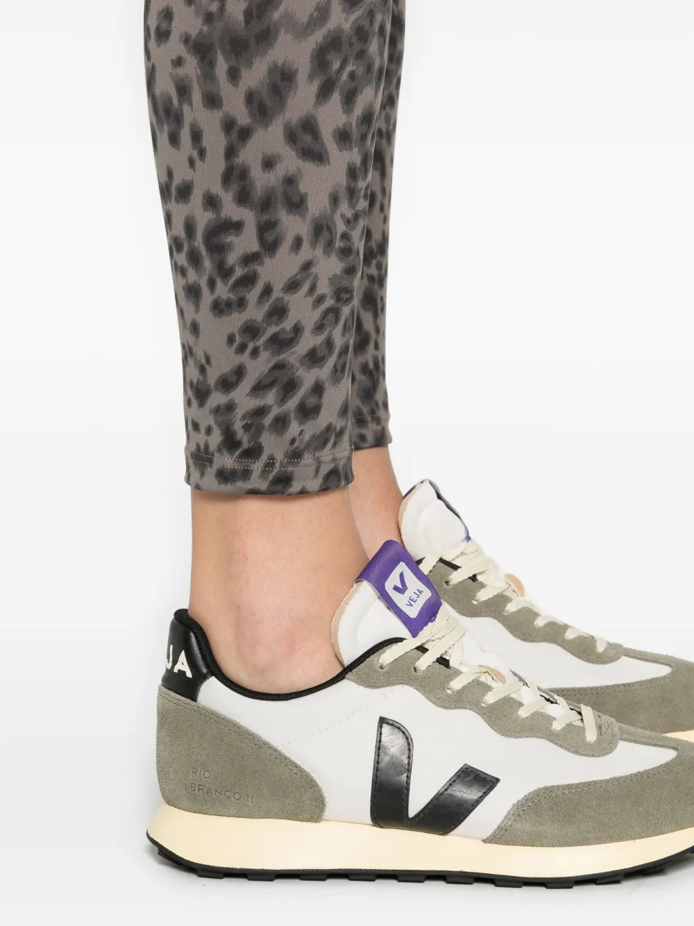 Varley Legging met dierenprint Bruin