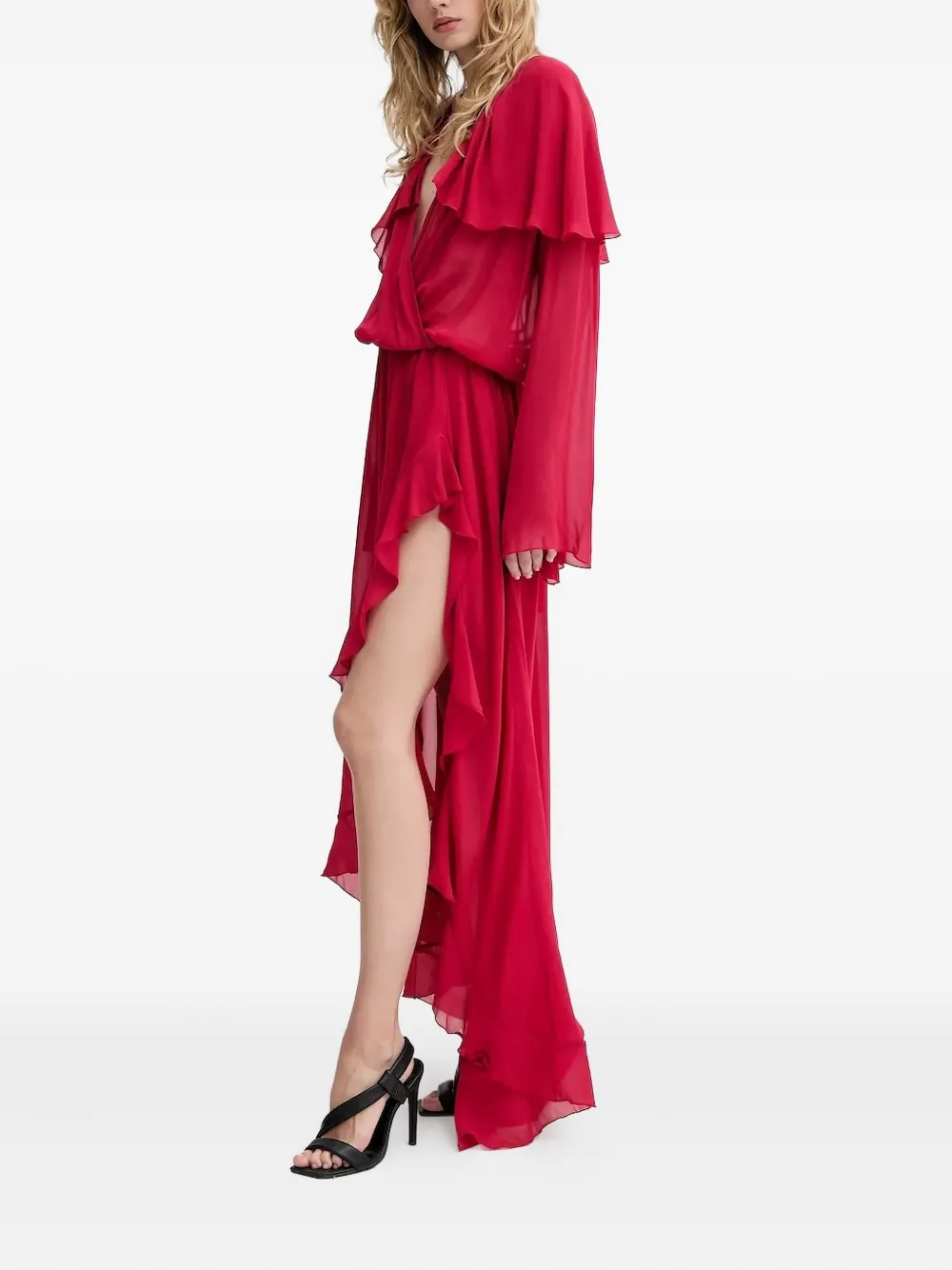 Aniye By Jurk met ruches - Rood
