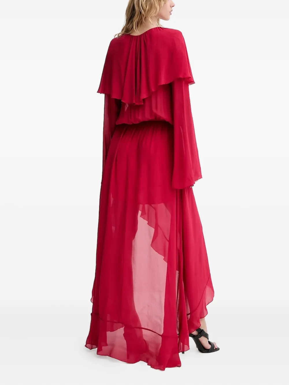 Aniye By Jurk met ruches Rood