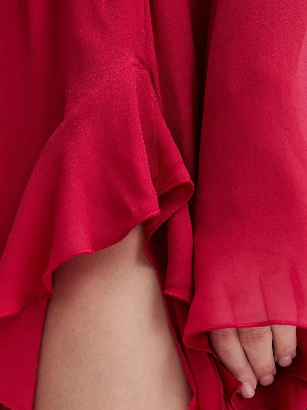 Aniye By Jurk met ruches Rood