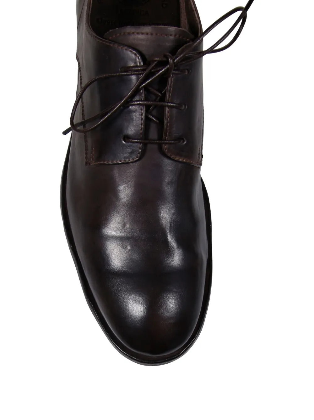 Officine Creative Sound 002 lace-up leather derby shoes Brown
