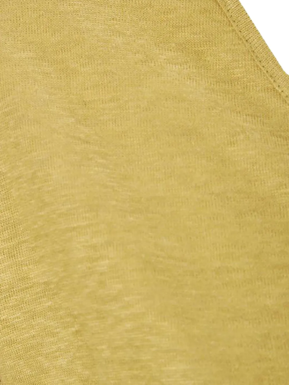  M.s.m. V-neck Linen T-shirt - Green 