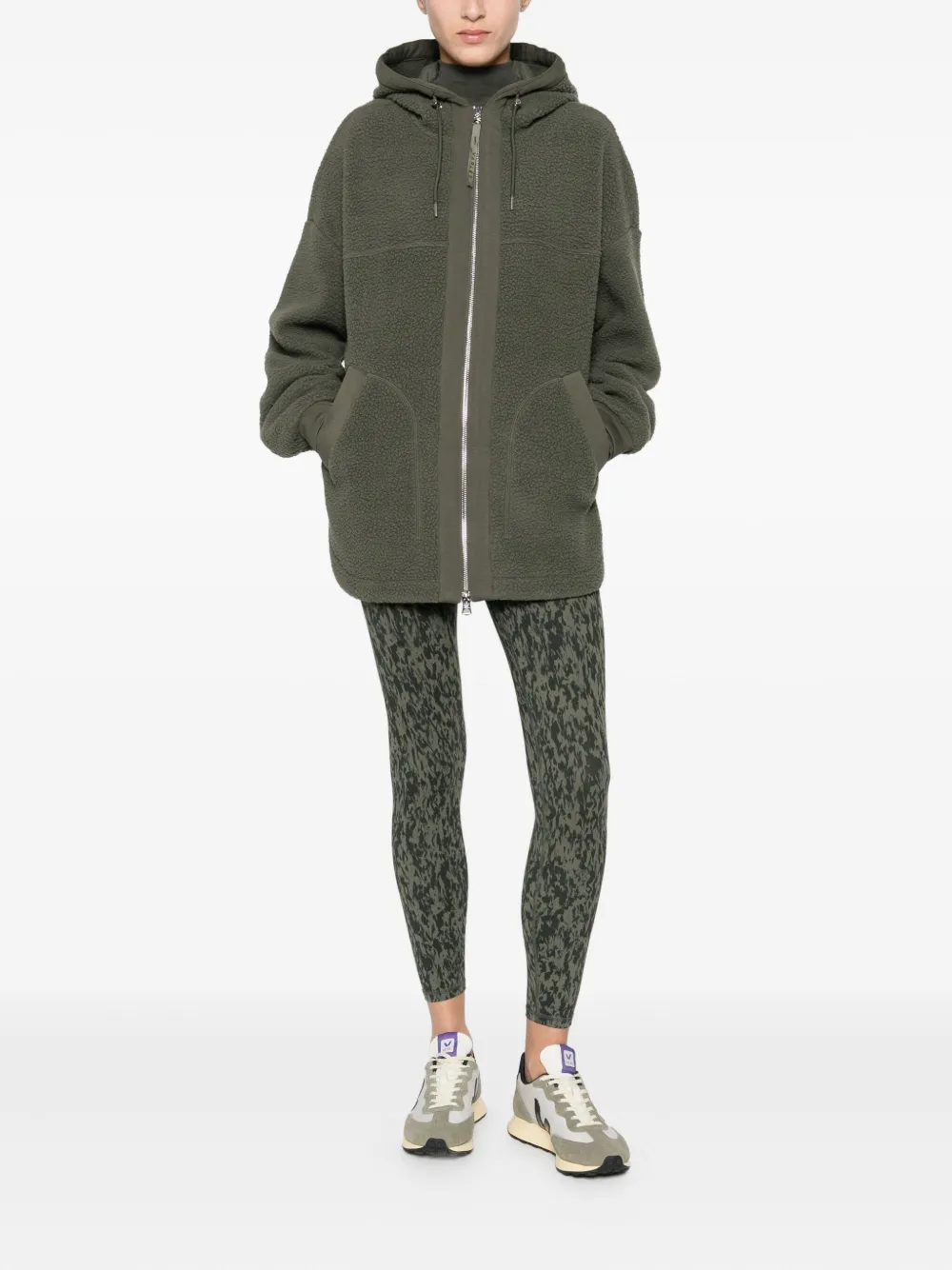 Varley Jack met capuchon - Groen