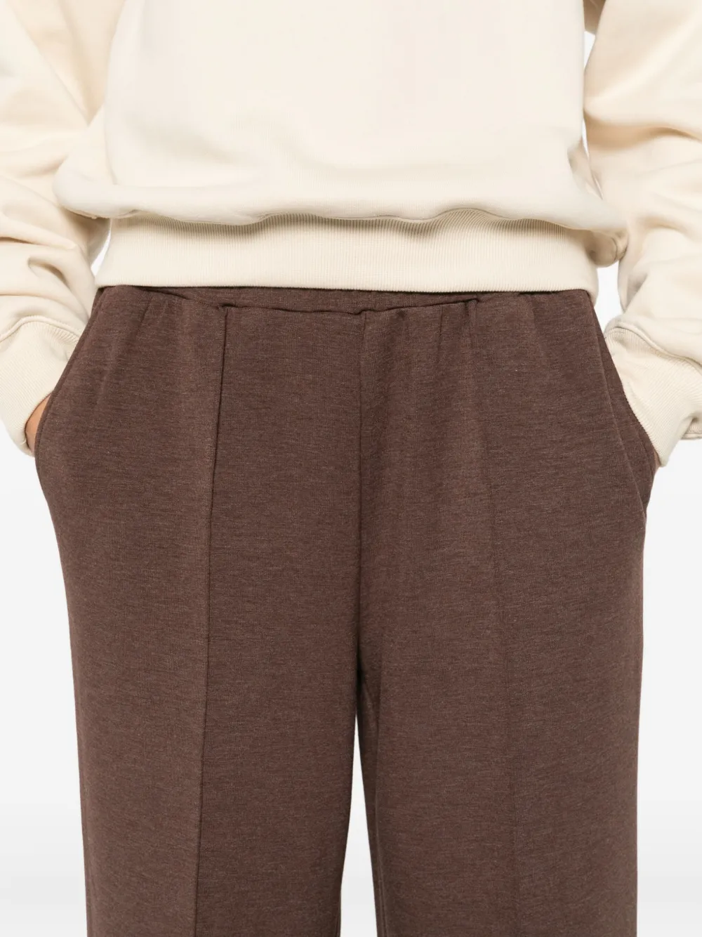 Varley Wide-leg Trousers In Brown