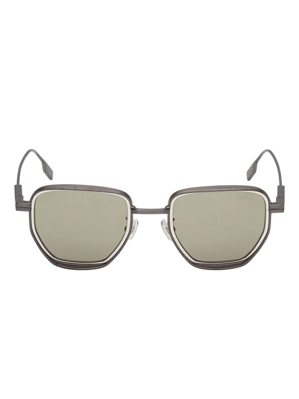 Zegna square-frame sunglasses Zilver