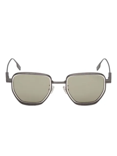 Zegna Sonnenbrille mit eckigem Gestell