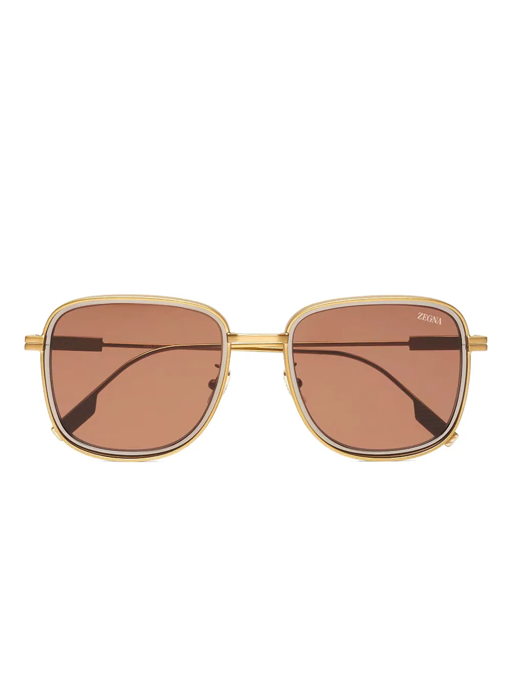 Zegna square-frame sunglasses Goud