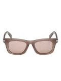 Zegna square-frame sunglasses - Neutrals