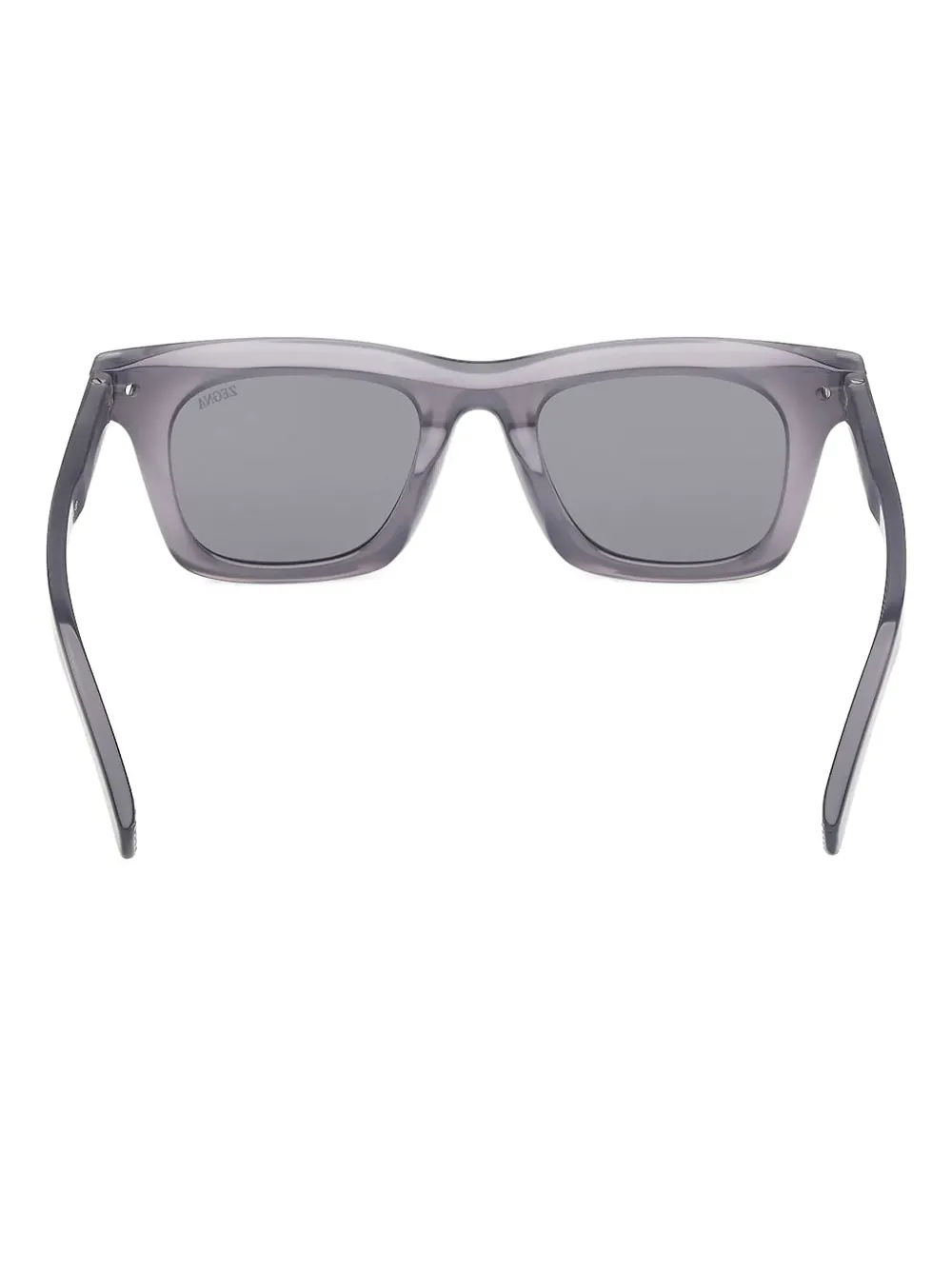 Zegna EZ0270 zonnebril met vierkant montuur Grijs