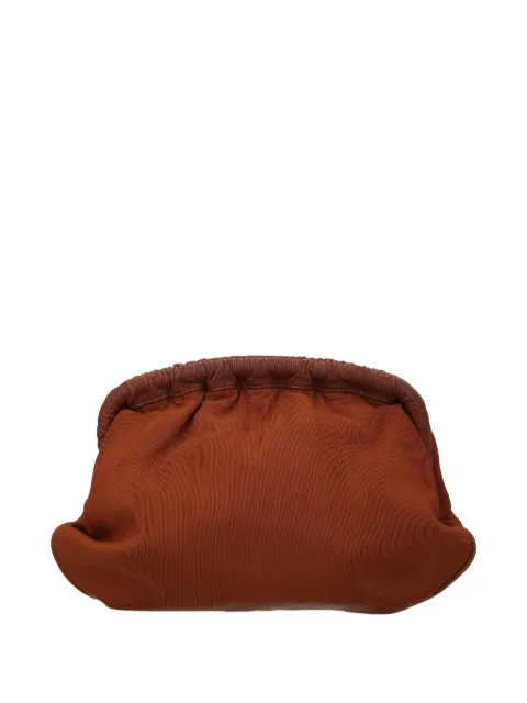 Flavio Castellani leather-trim clutch bag
