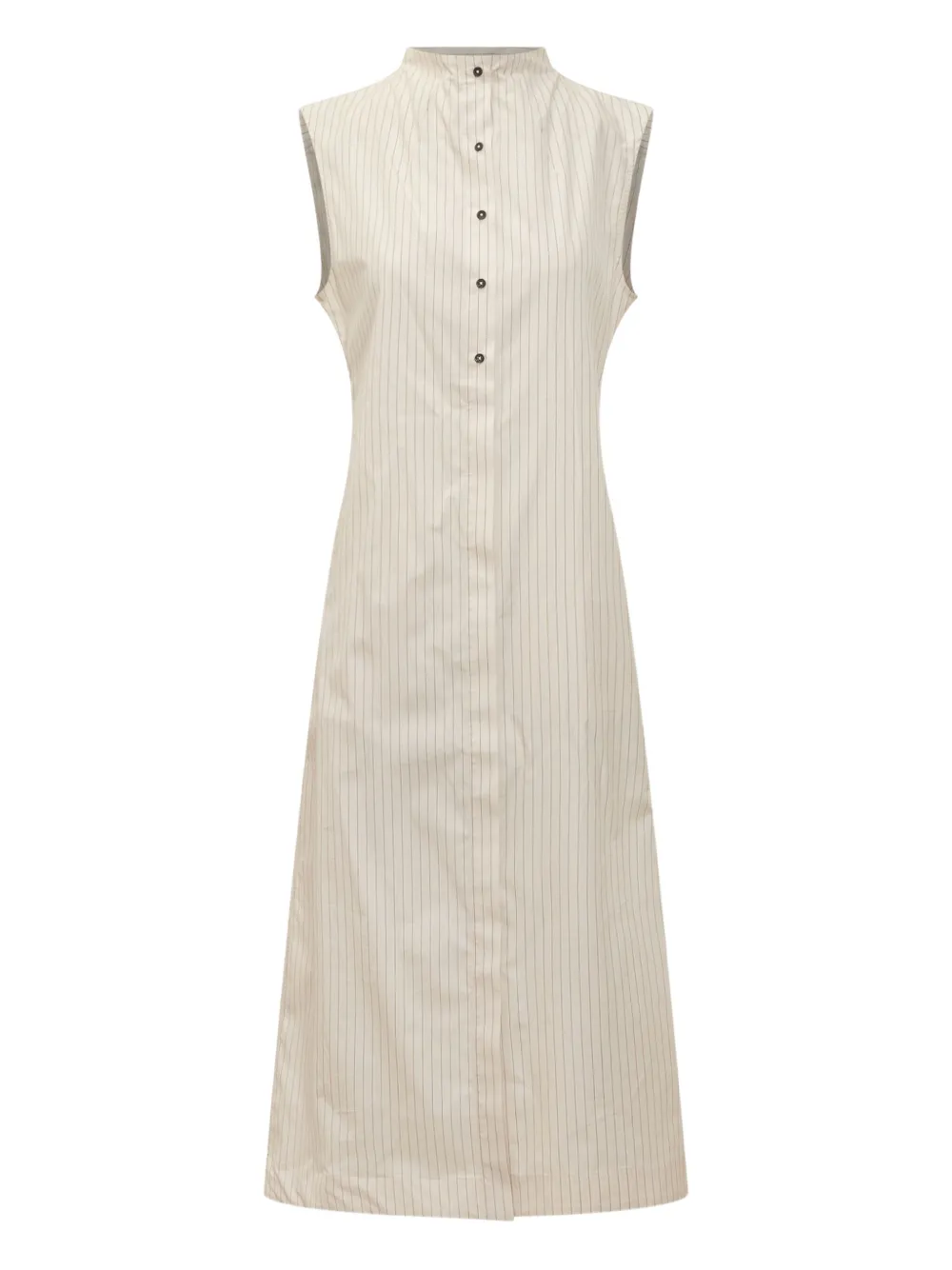 LouLou de Saison pinstripe sleeveless dress Beige