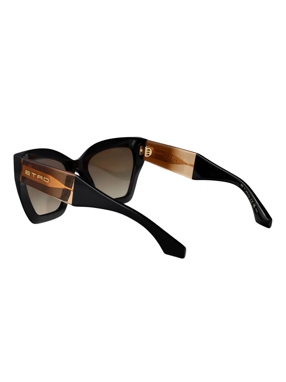 ETRO cat-eye frame sunglasses Zwart