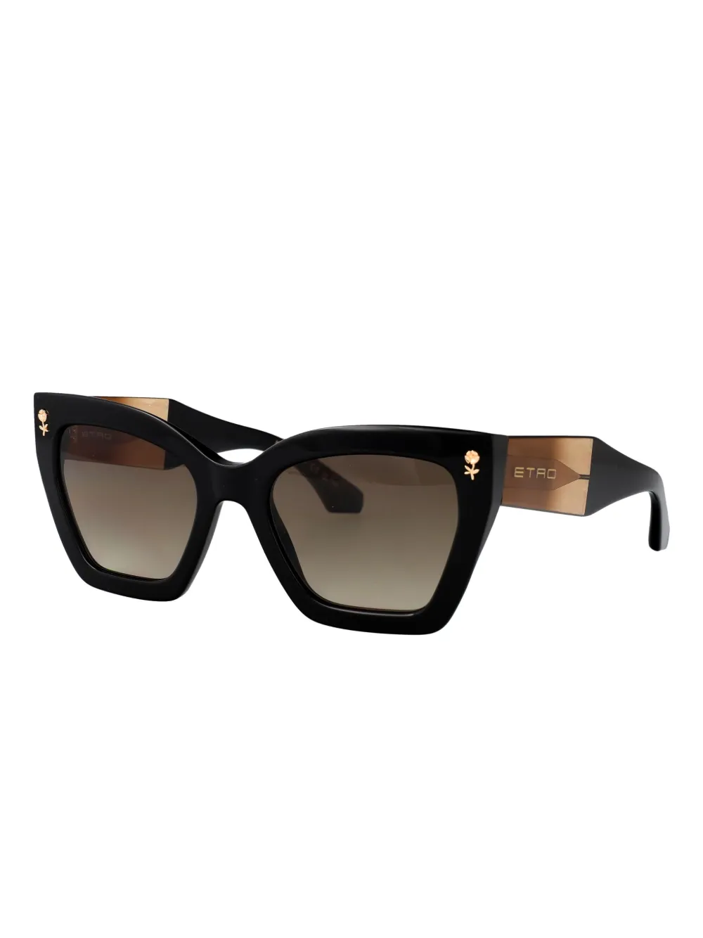 ETRO cat-eye frame sunglasses - Zwart