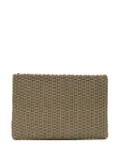 palorosa large woven clutch bag - Neutrals