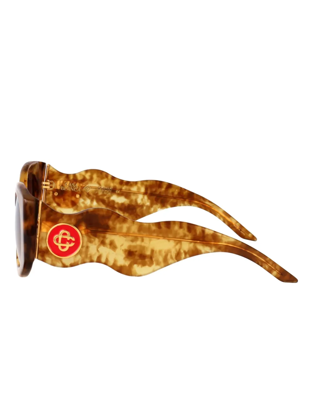 Casablanca Zonnebril met oversized montuur Bruin