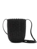 palorosa mini woven bucket bag - Black