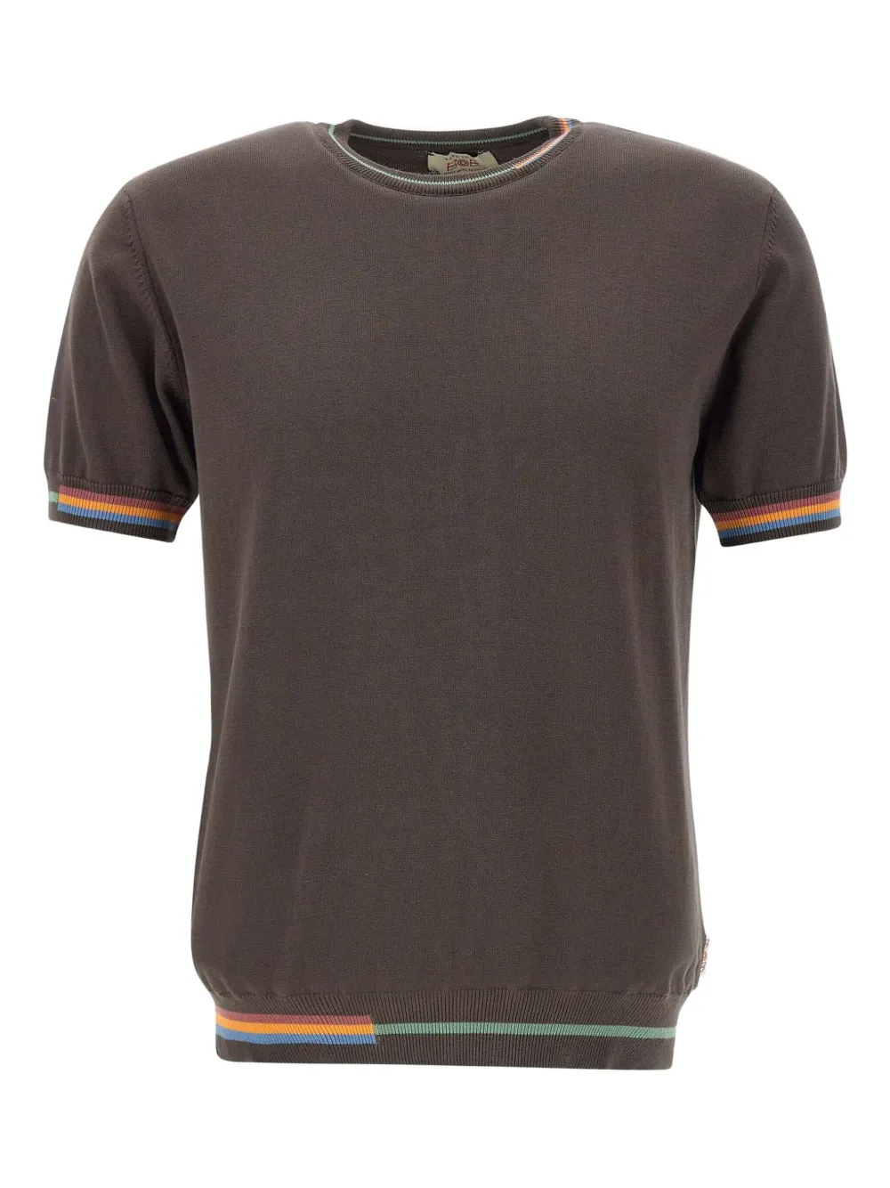Willis striped-trim T-shirt