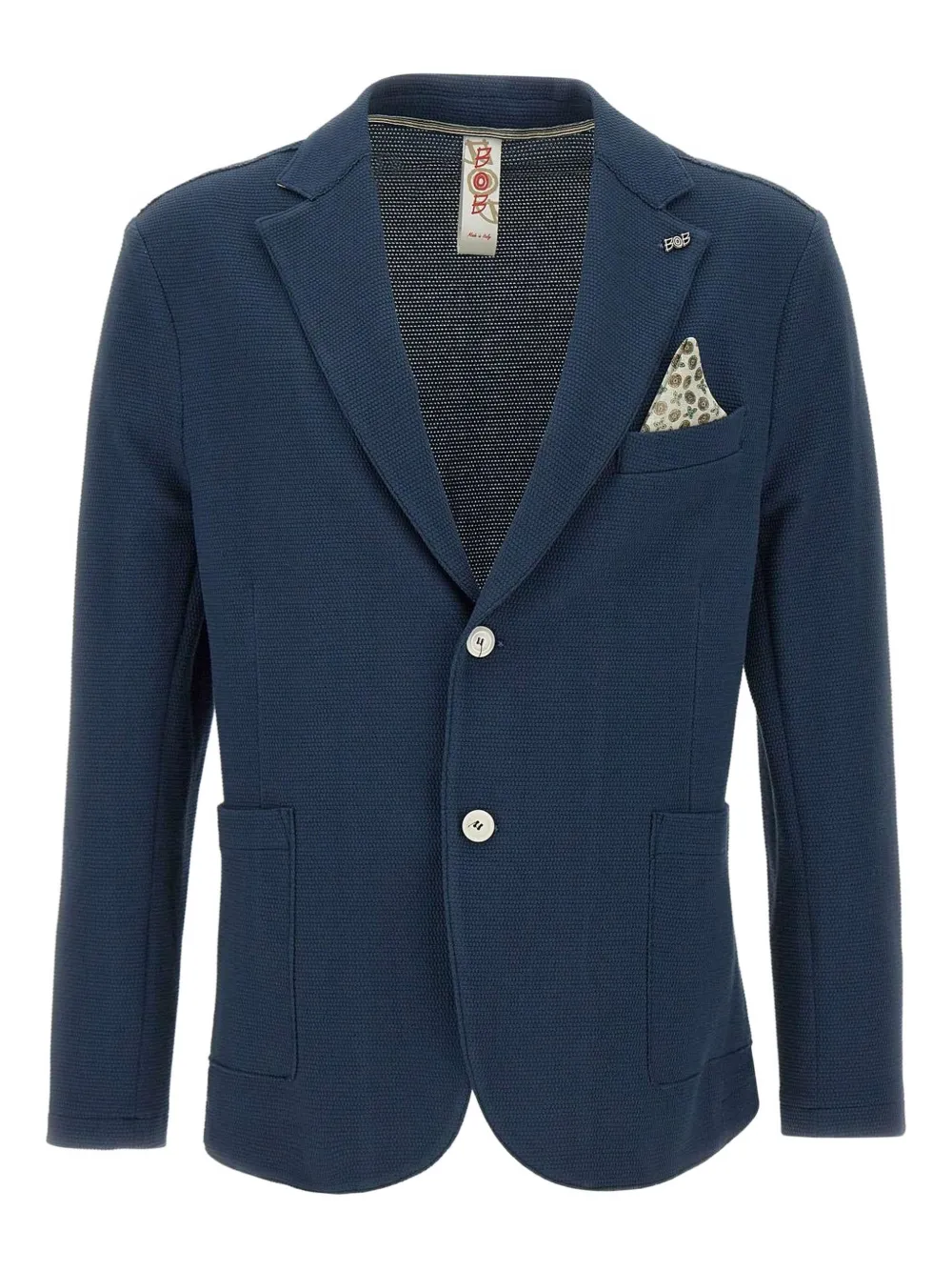 BOB blazer à design texturé | bleu | Image 1