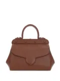 Franzi push-lock top-handle bag - Brown