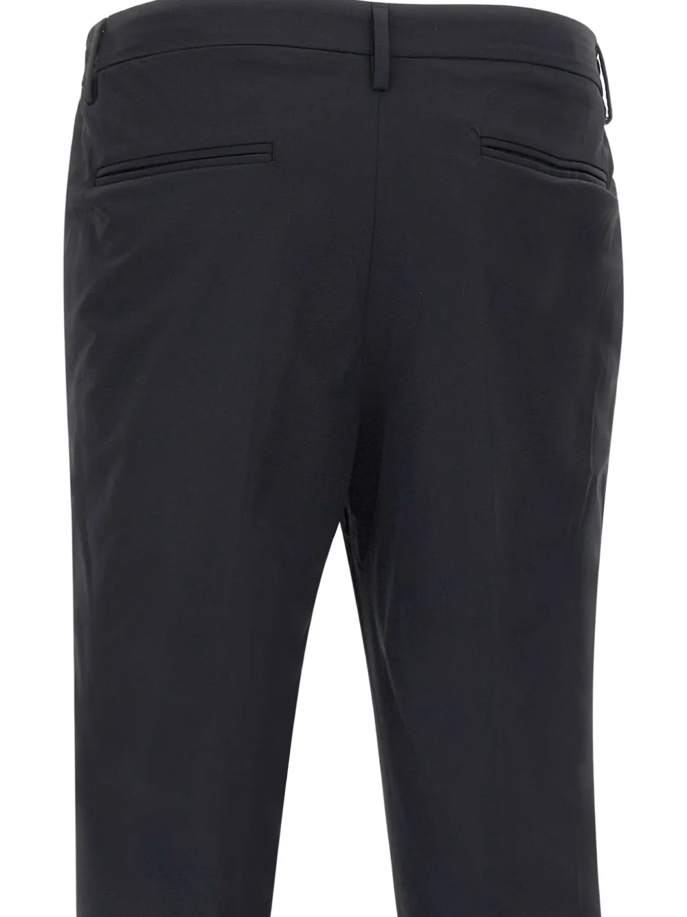 Devore Pleated Trousers In Black