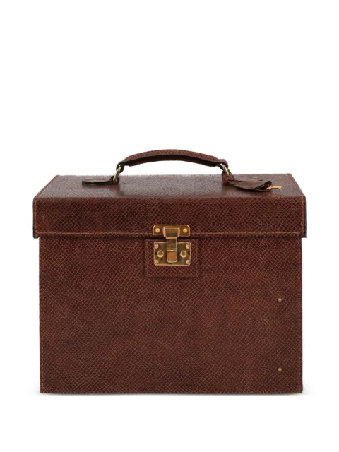 Armani Vintage 2023 pre-owned leather travel bag