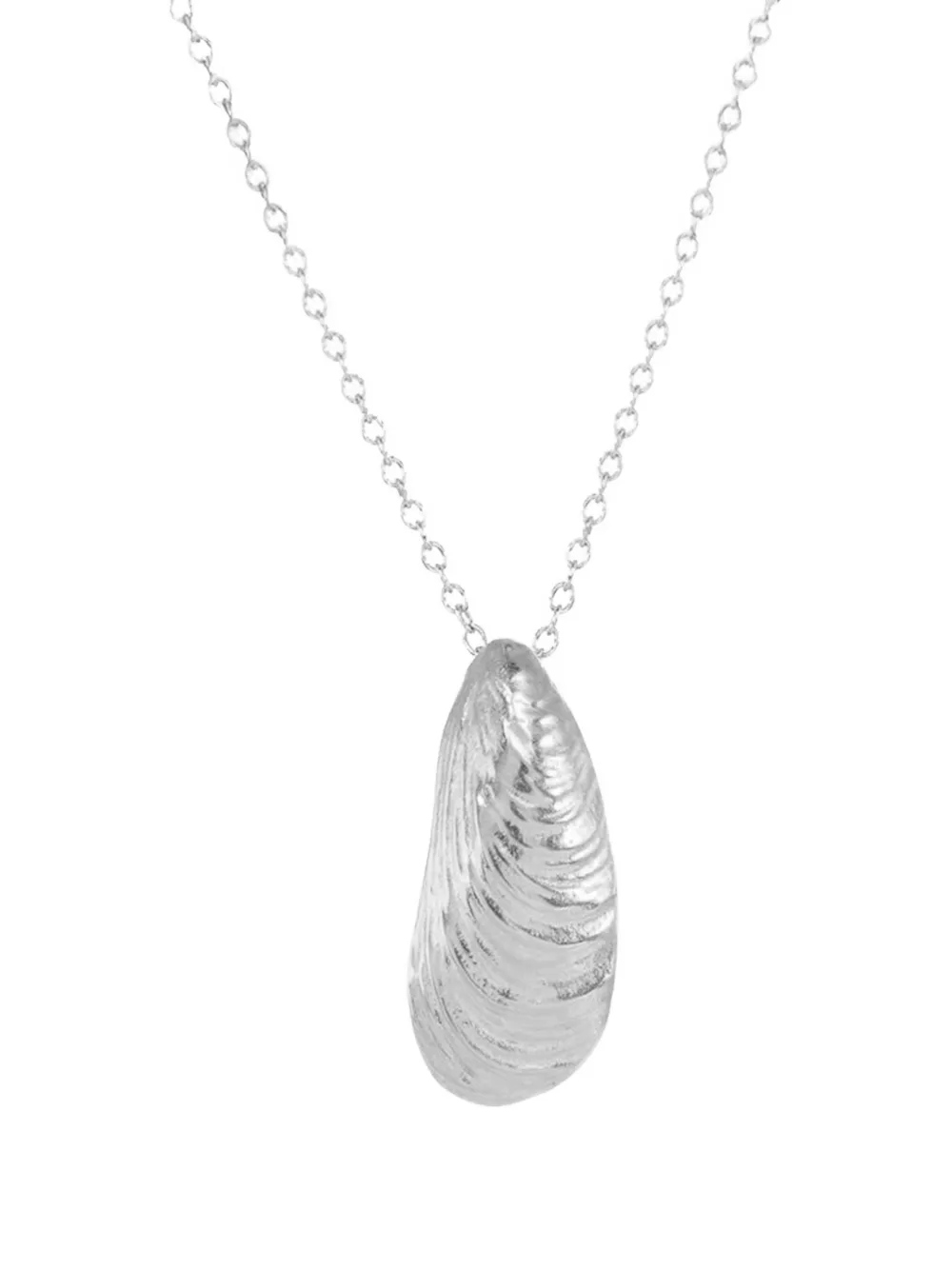 Catherine Weitzman small serenity shell necklace - Argento