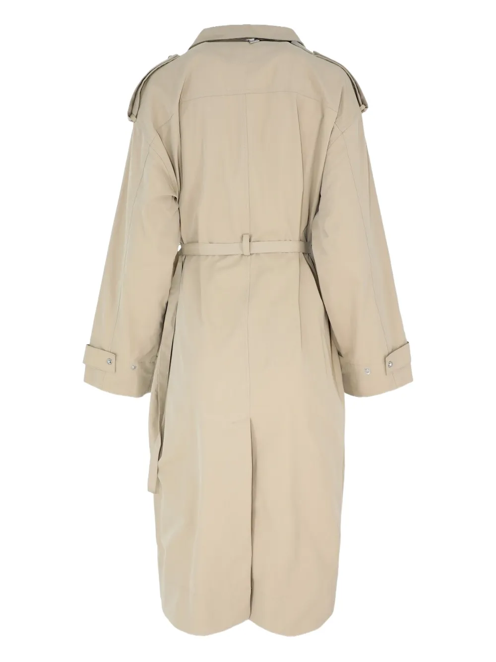 Apparis Ozzy Belted Trench Coat In Neutral