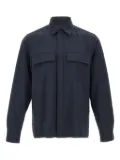 DEVORE classic-collar shirt - Blue