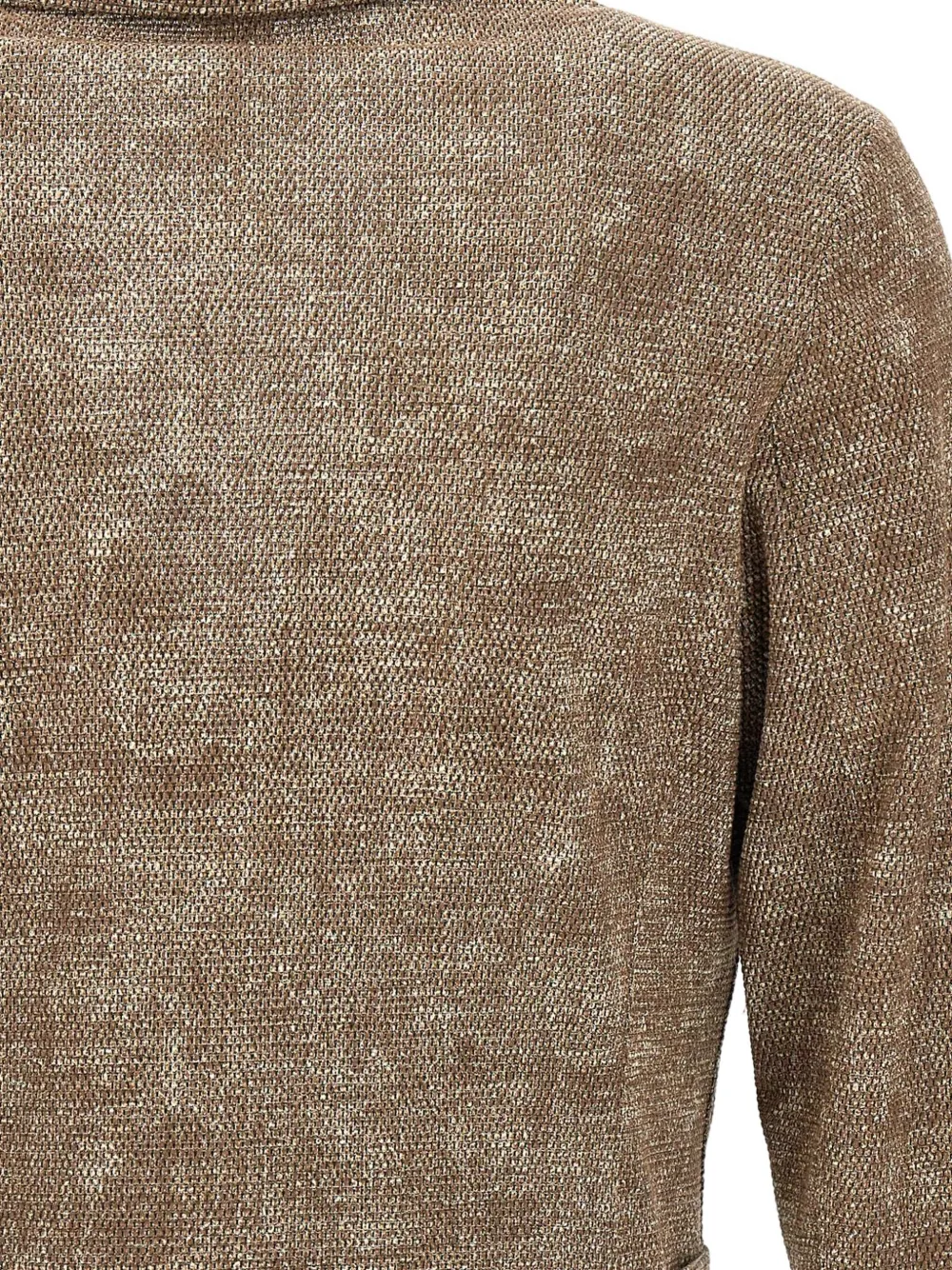 BOB Blazer met textuur Bruin