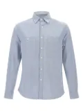 Replay patch-pockets button-down shirt - Blue