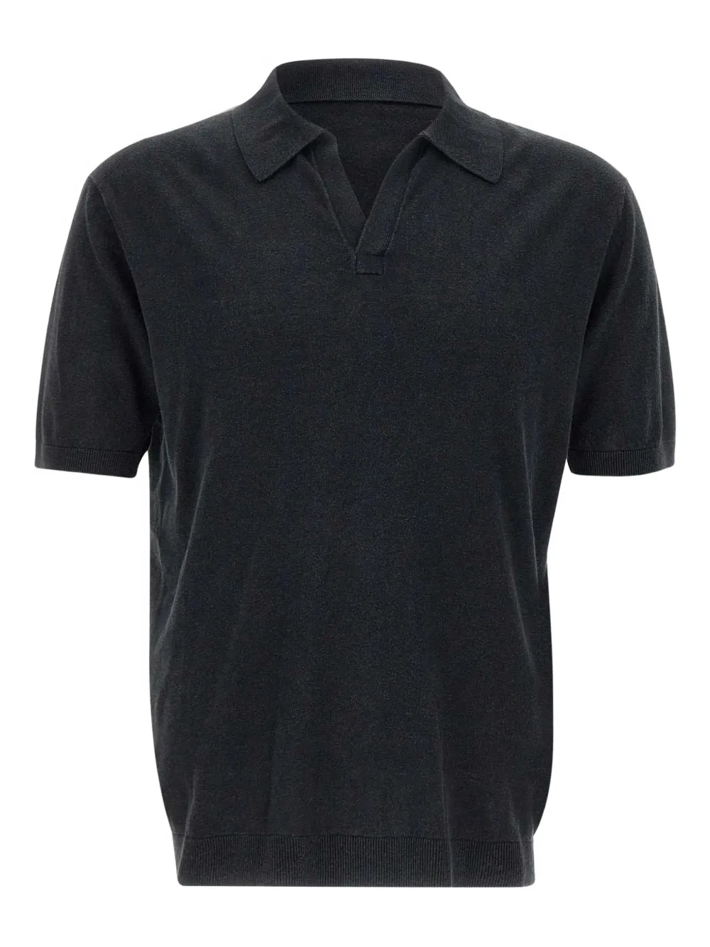 Replay polo-collar short-sleeves top | negro | Image 1