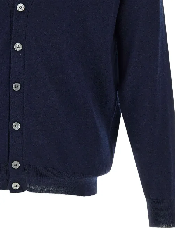 Filippo De Laurentiis Knitted Cardigan | Blue | FARFETCH