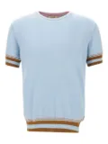 BOB Collin Unica short-sleeves sweater - Blue