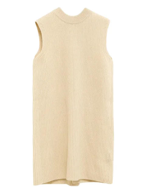 Jil Sander ribbed sleeveless vest
