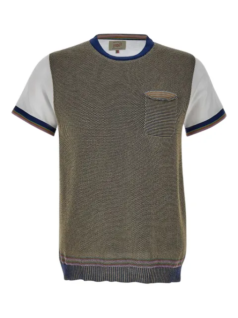 BOB Unica panelled T-shirt