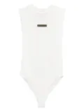 FEAR OF GOD ESSENTIALS logo-plaque bodysuit - White